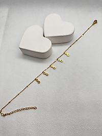 Sonsuzluk işareti temalı çelik halhal