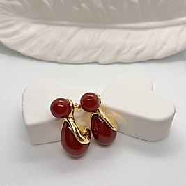 Vip mineli damla model küpe