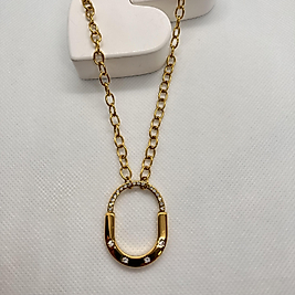 Tfny model çelik kolye