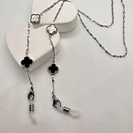 Çelik yoncalı gözlük askısı