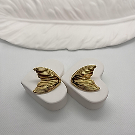 Çelik balık kuyruğu küpe