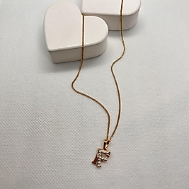 Özel seri gölgeli harf kolye