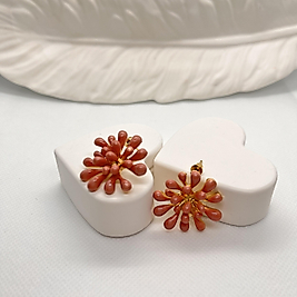 Vip mineli saçaklı küpe