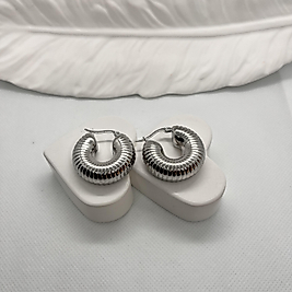 Özel seri tırtılkı kaplama halka küpe