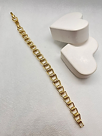 Zirkon Taşlı Zincir Xuping Altın Renk Bileklik