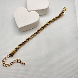 Çelik kalın burgu bileklik