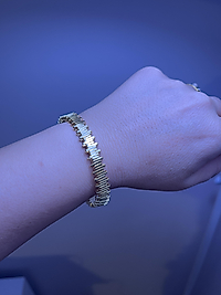 Rodyum kaplama modern bileklik