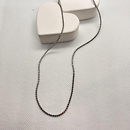 Özel seri minimal ezme kolye(ince)silver