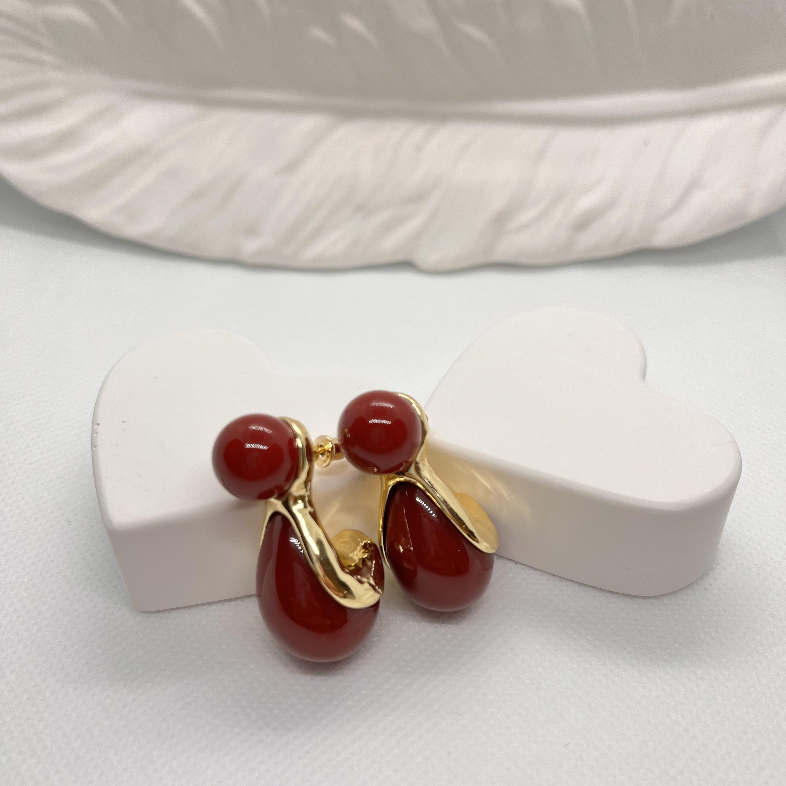 Vip mineli damla model küpe