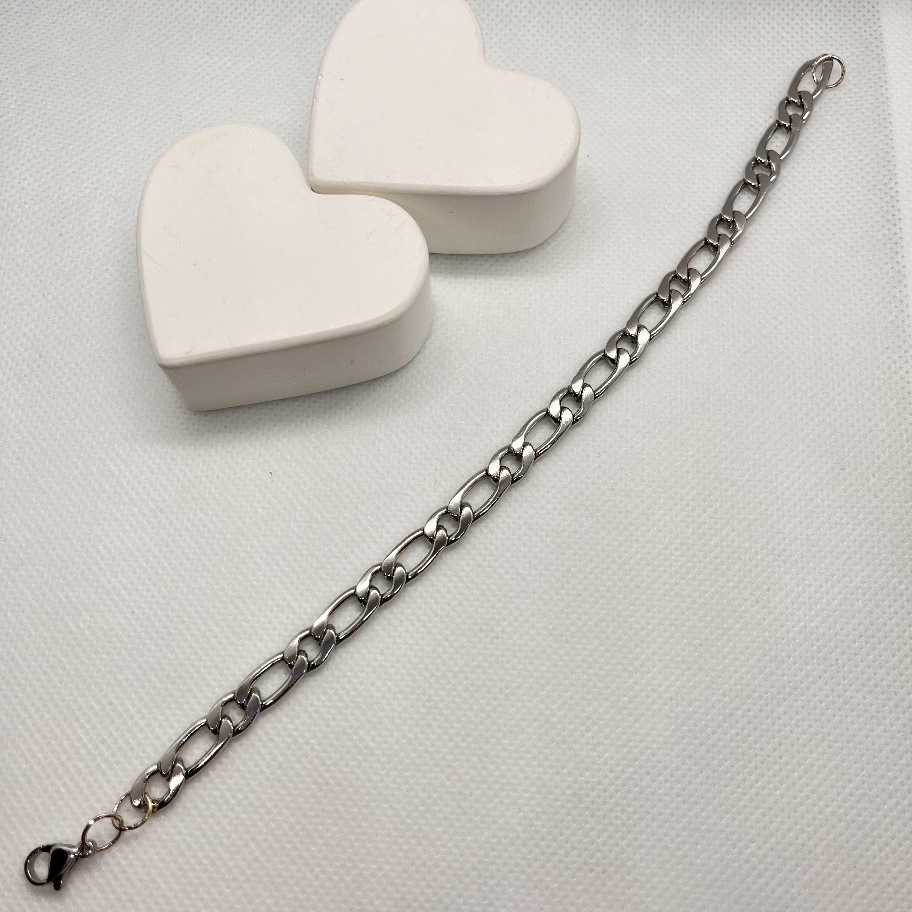 Birbirine geçme halka  çelik bileklik