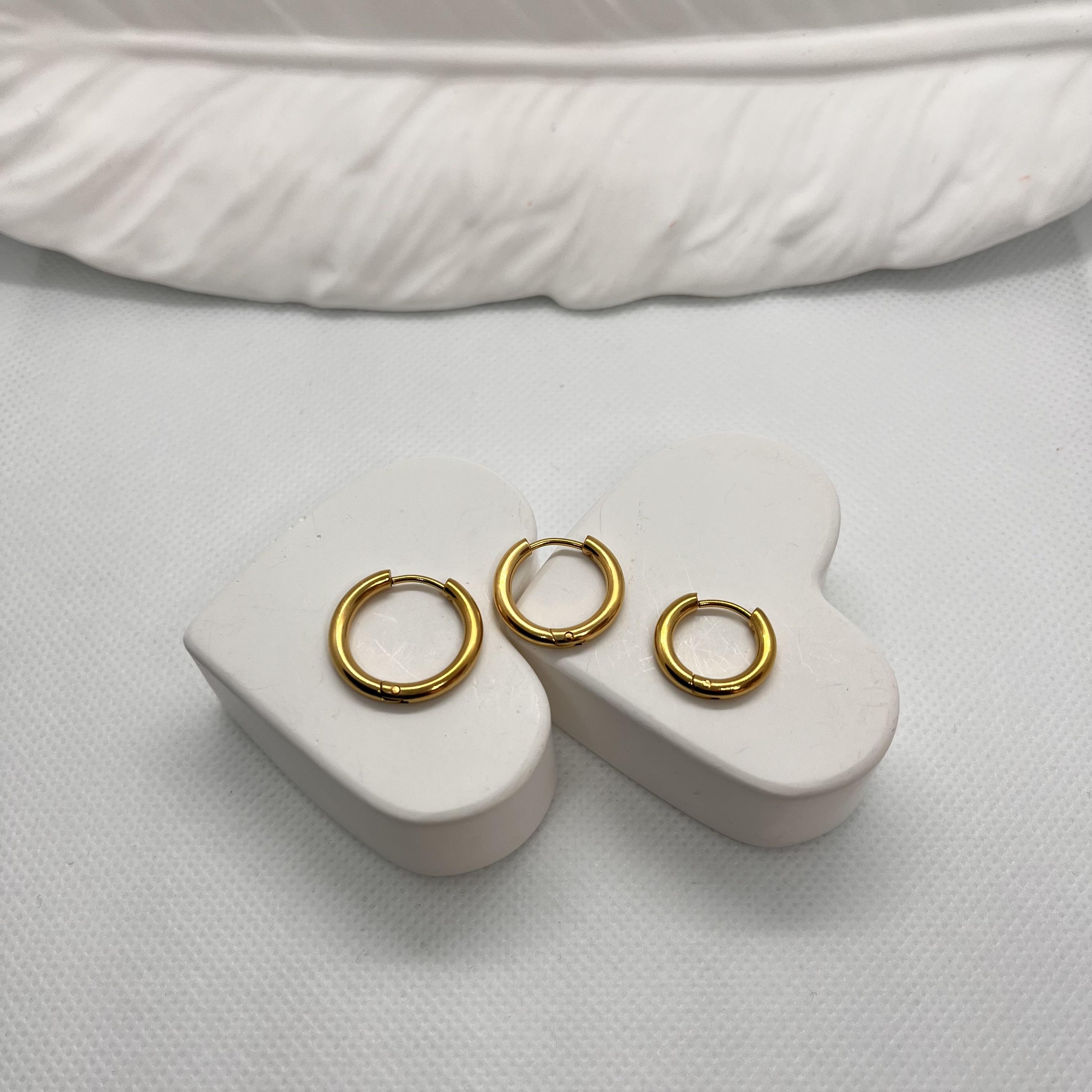 Çelik 3 lü halka küpe