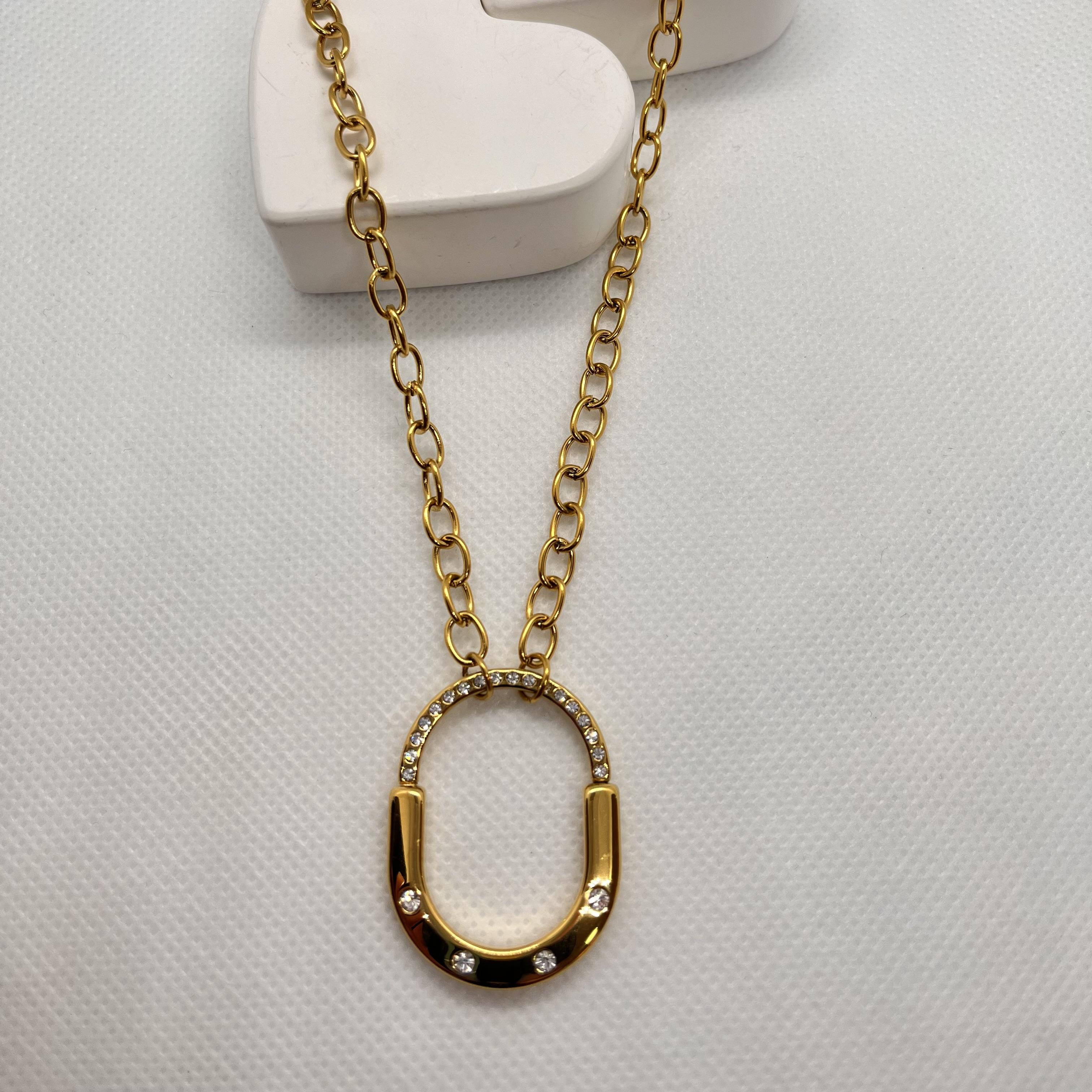 Tfny model çelik kolye