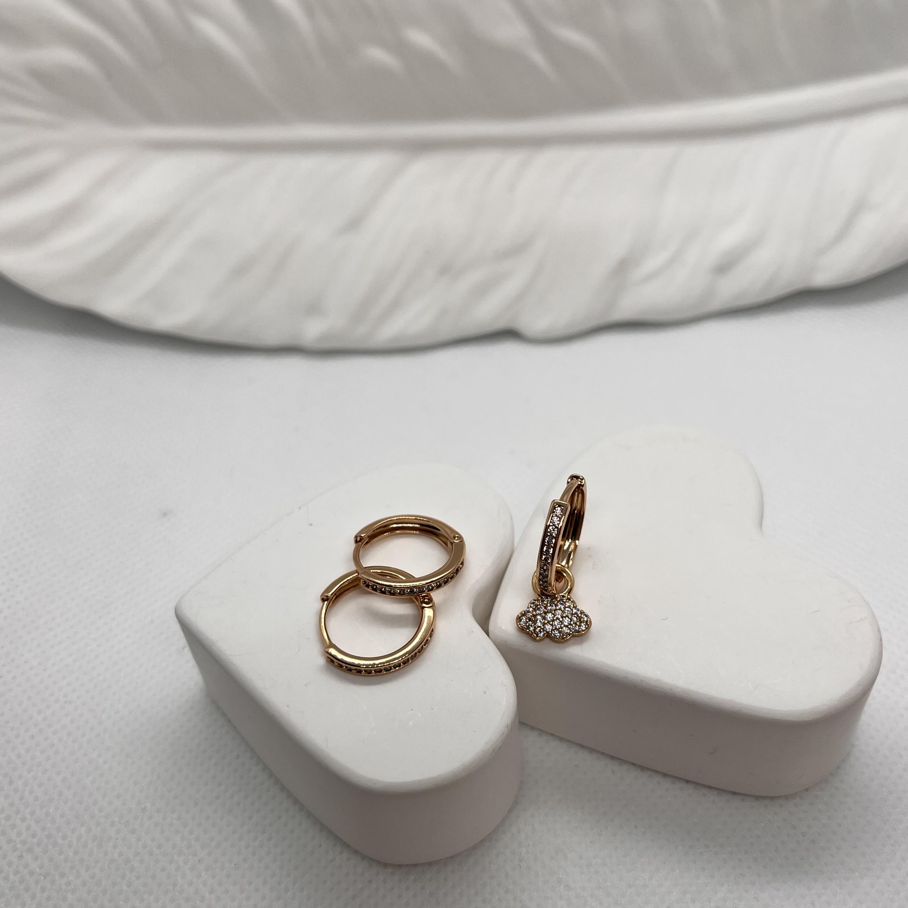 Vip minimal antiallerjik 3 lü halka küpe